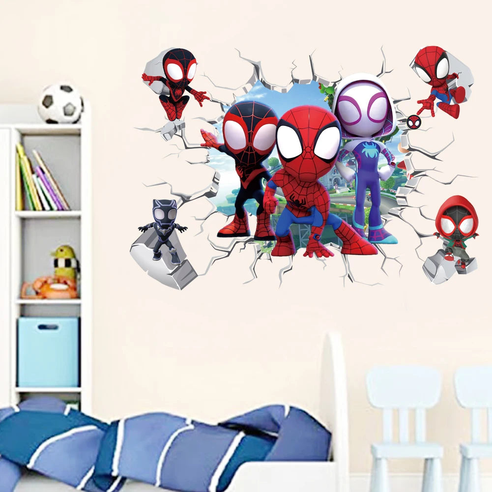 Cartoon Cute mini Spiderman Steakers