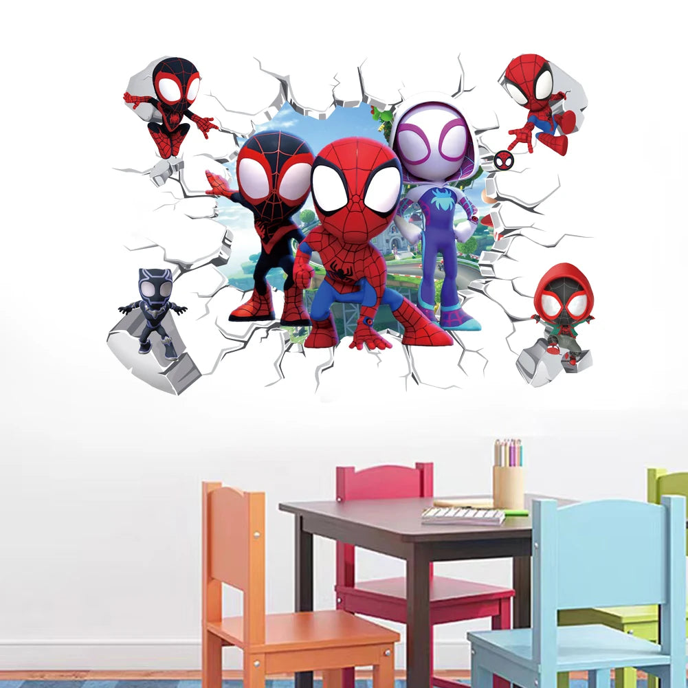 Cartoon Cute mini Spiderman Steakers